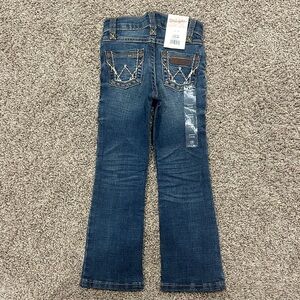 Girls Wrangler Classic Bootcut Blue Jeans